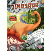 DINOSAUR ไดโนเสาร์โลกล้านปี ลากเส้นต่อจุด + รถไดโนเสาร์พร้อมสีเพนท์ DIY
